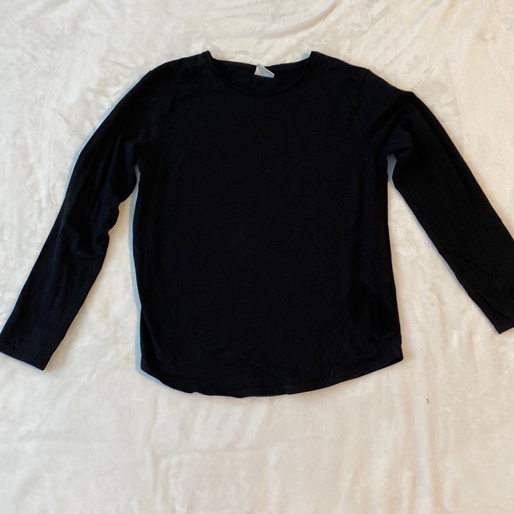 Black long sleeve Zara shirt